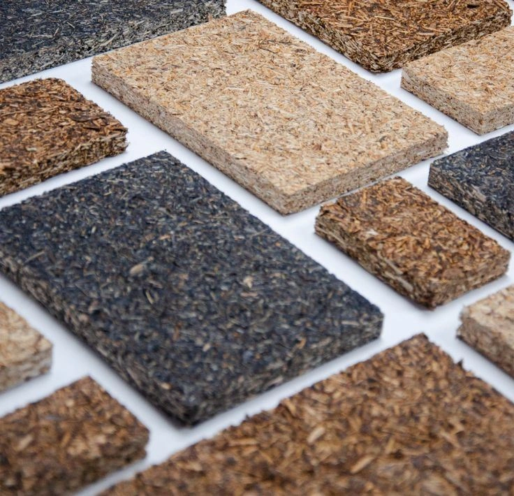 Los tableros aglomerados son una de las soluciones usuales para reciclar madera.