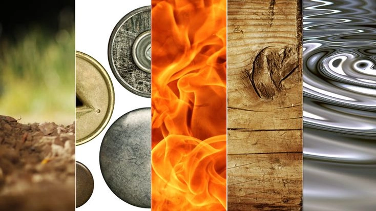 El Feng Shui se basa en la teoría de los cinco elementos: Madera, Fuego, Tierra, Metal y Agua.