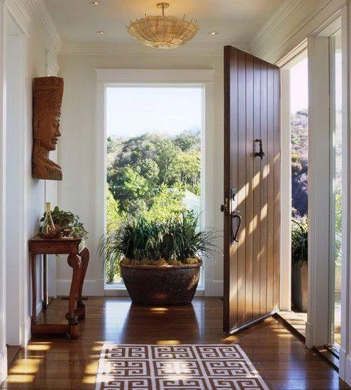 La entrada del hogar debe estar despejada para que la energía Chi fluya libremente.